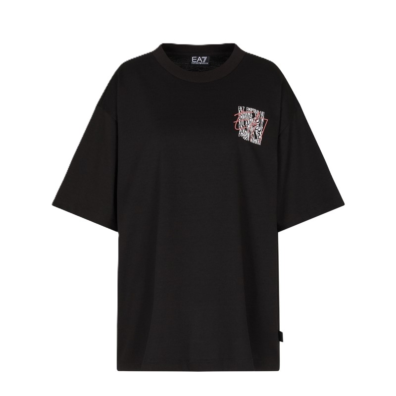 Tricou EA7 TRAIN LOGO SERIES W TEE SS WRITTEN LOGO CROSSOVER - poza 1
