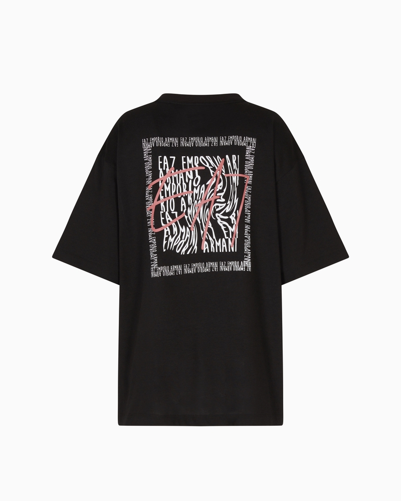 Tricou EA7 TRAIN LOGO SERIES W TEE SS WRITTEN LOGO CROSSOVER - poza 2