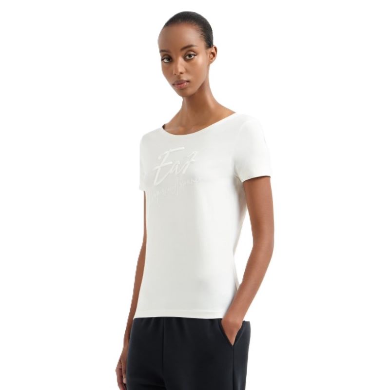 Tricou EA7 W HANDWRITTEN TEE CROSSOVER - poza 1