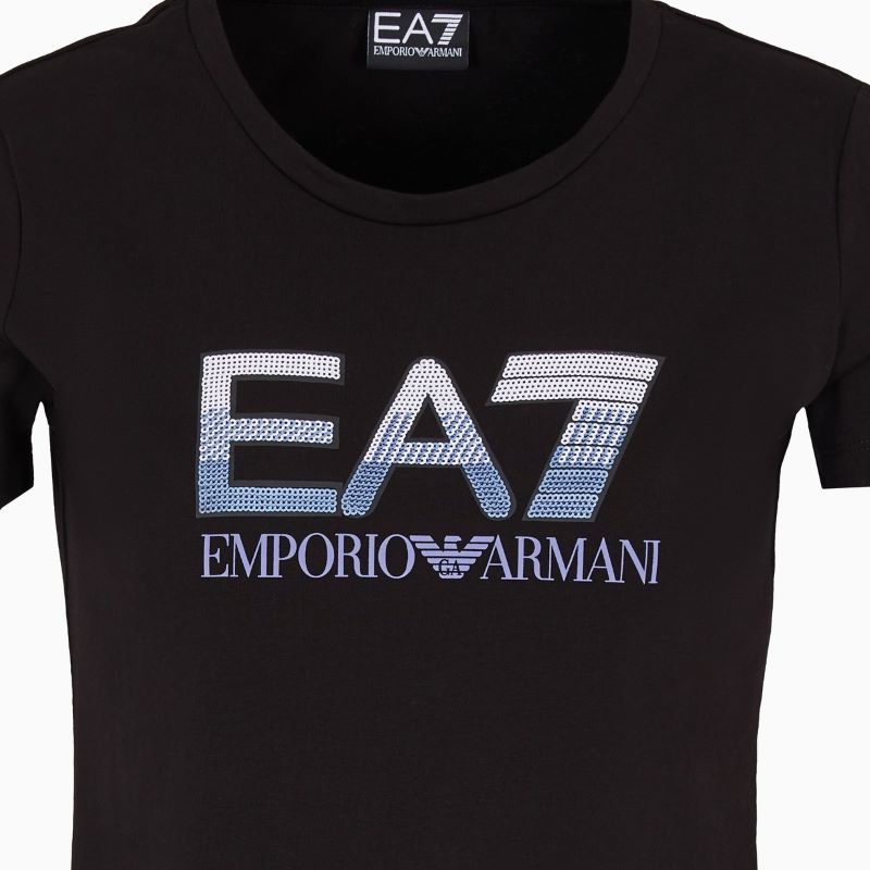 Tricou EA7 W PAILLETS TEE CROSSOVER - poza 3