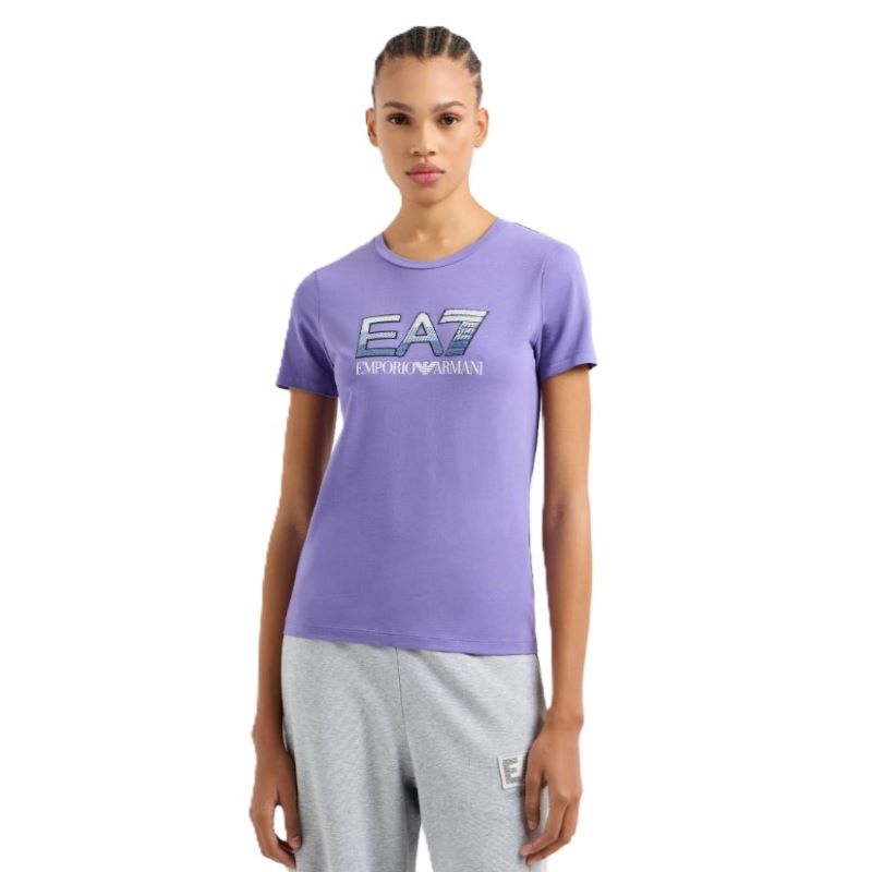 Tricou EA7 W PAILLETS TEE CROSSOVER - poza 1