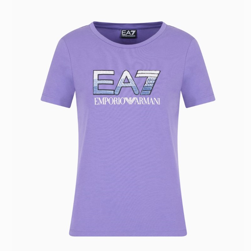 Tricou EA7 W PAILLETS TEE CROSSOVER - poza 3