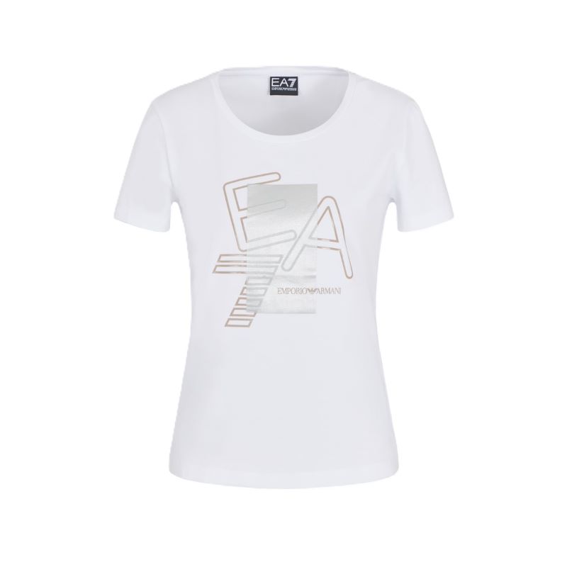 Tricou EA7 W TEE SS BOX LOGO CROSSOVER - poza 1