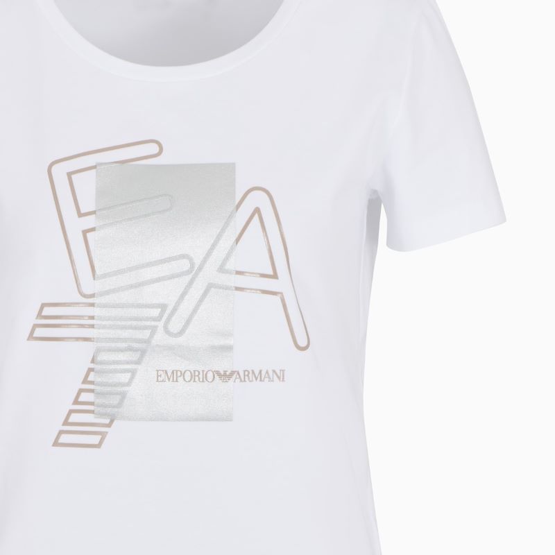 Tricou EA7 W TEE SS BOX LOGO CROSSOVER - poza 3