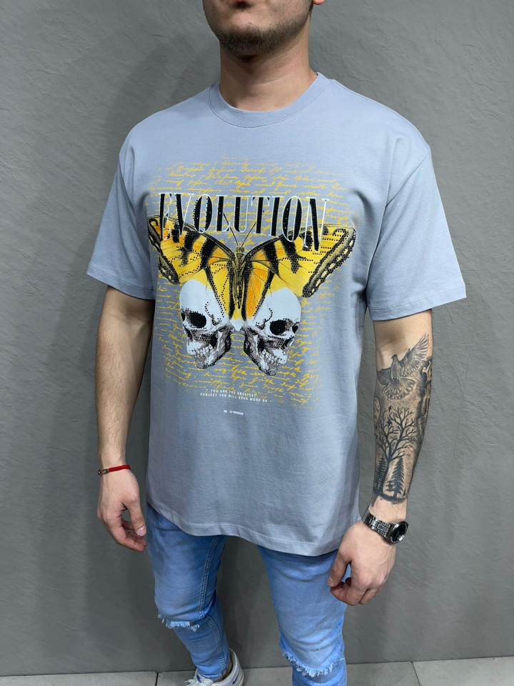 TRICOU EVOLUTION GREY TSAS307(6155) (MĂRIME: M)