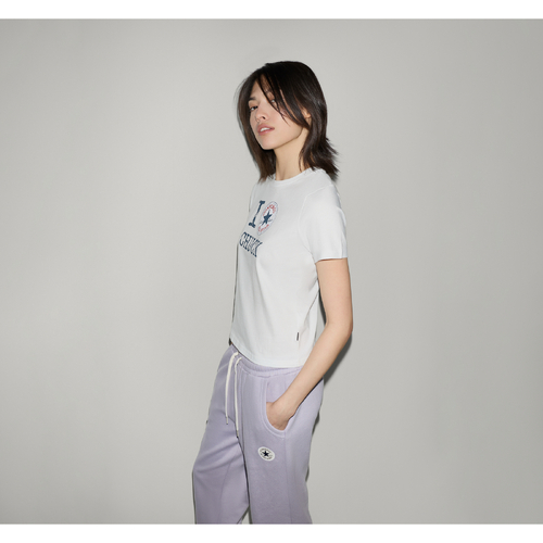Tricou femei Converse I Love Chuck Tee CVW6T540-WHT - poza 3