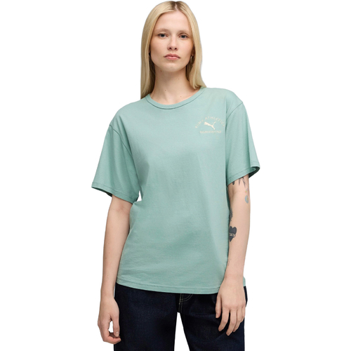 Tricou femei Puma Class Relaxed Tee Light Moss 68813037 - poza 1