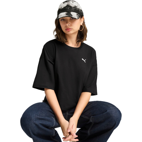Tricou femei Puma Wardrobe Ess Oversized Short Tee Bl 62974301 - poza 1