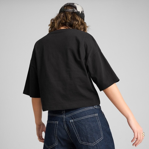 Tricou femei Puma Wardrobe Ess Oversized Short Tee Bl 62974301 - poza 2