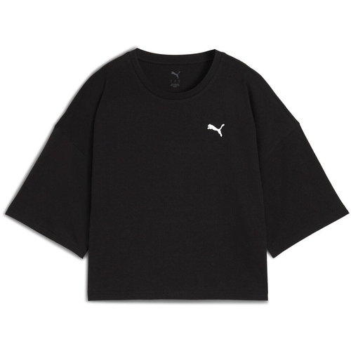 Tricou femei Puma Wardrobe Ess Oversized Short Tee Bl 62974301 - poza 4