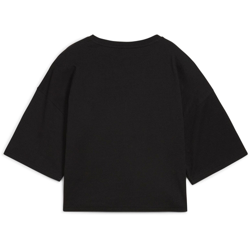 Tricou femei Puma Wardrobe Ess Oversized Short Tee Bl 62974301 - poza 5