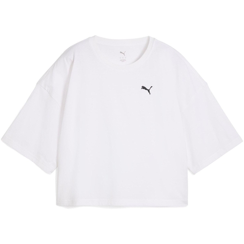 Tricou femei Puma Wardrobe Ess Oversized Short Tee Bl 62974302 - poza 4