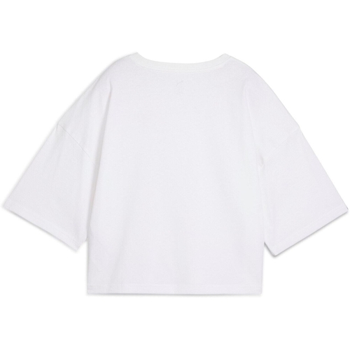Tricou femei Puma Wardrobe Ess Oversized Short Tee Bl 62974302 - poza 5