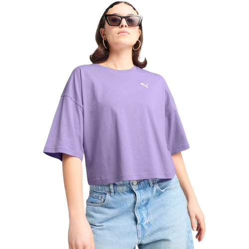 Tricou femei Puma Wardrobe Ess Oversized Short Tee Bl 62974329 - poza 1