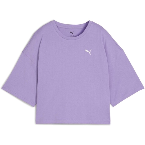 Tricou femei Puma Wardrobe Ess Oversized Short Tee Bl 62974329 - poza 5