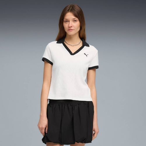 Tricou femei Puma Wardrobe Ess Polo 63539502 - poza 4