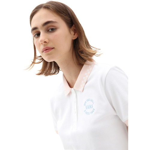 Tricou femei Vans How To Duffy VN0A5ATCWHT1 - poza 4