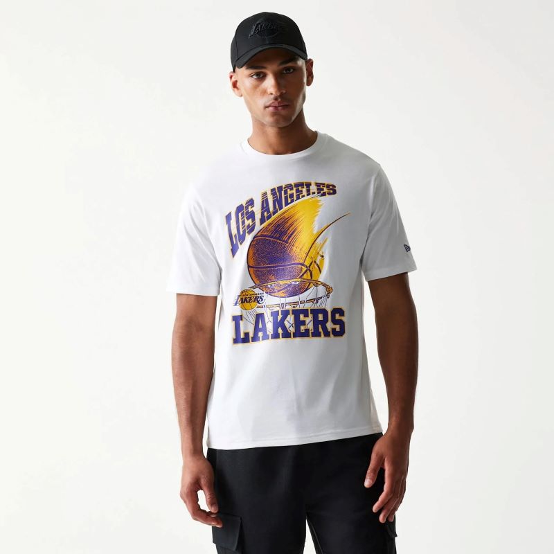 Tricou New Era NBA BALL GRAPHIC REG TEE - poza 1