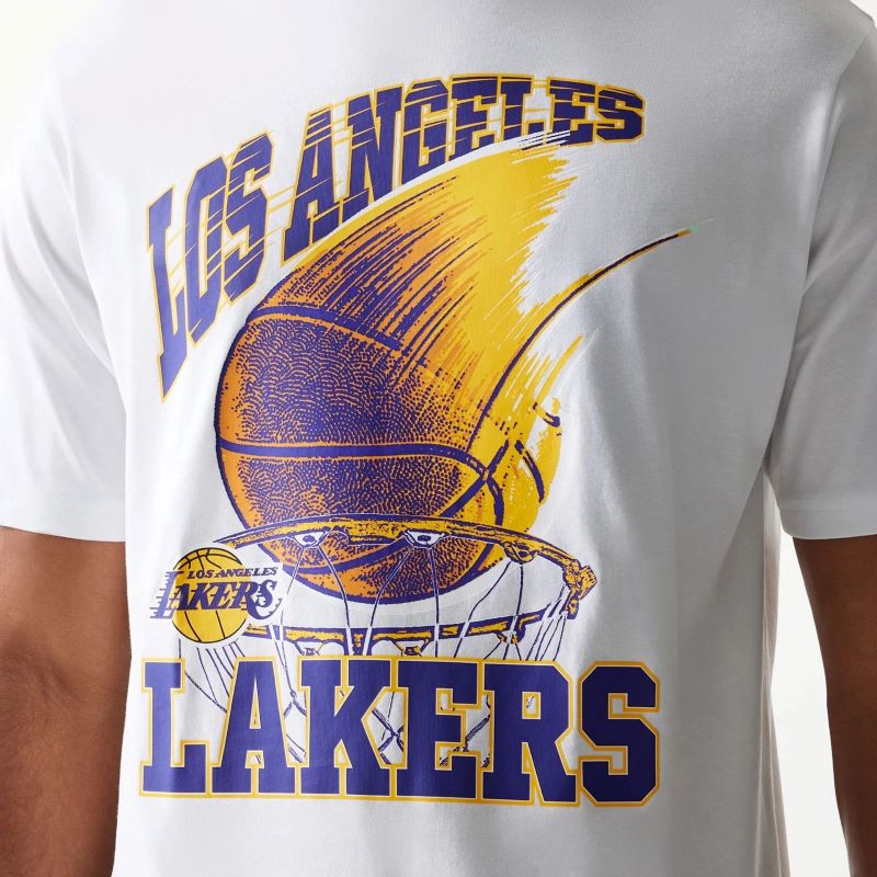 Tricou New Era NBA BALL GRAPHIC REG TEE - poza 3