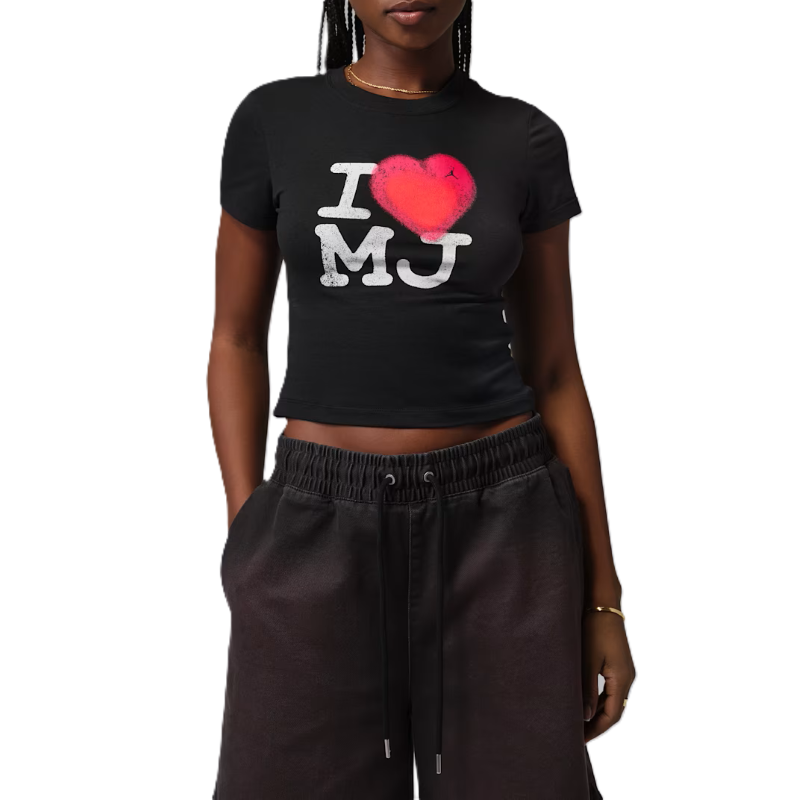 Tricou Nike W J FLT SS TMID GFX TEE MJ