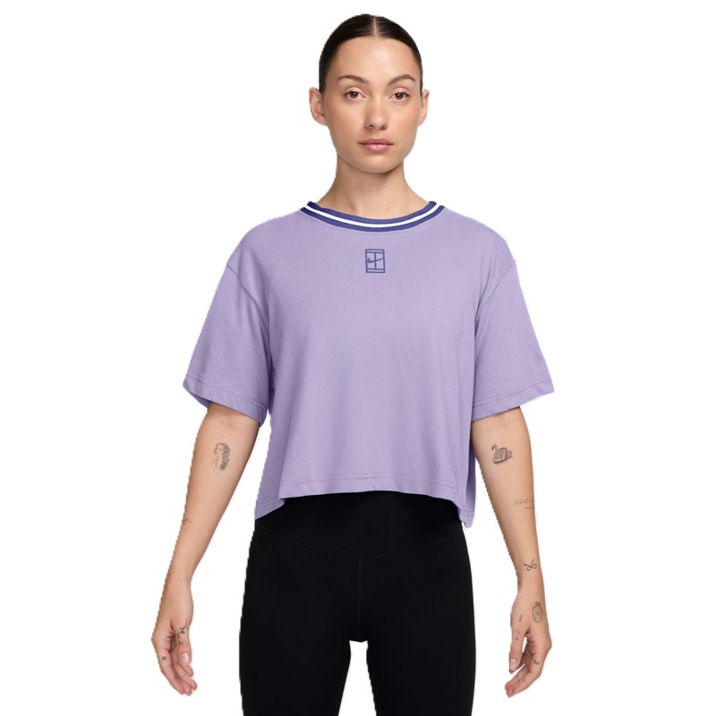 Tricou Nike W NK DF HERITAGE SS CROP TEE - poza 1