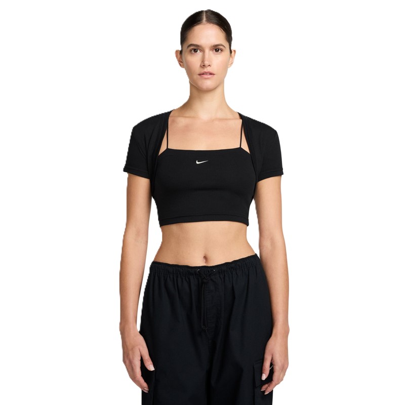 Tricou Nike W NSW NK CHLL KNT MRIB 2N1 CRP - poza 1