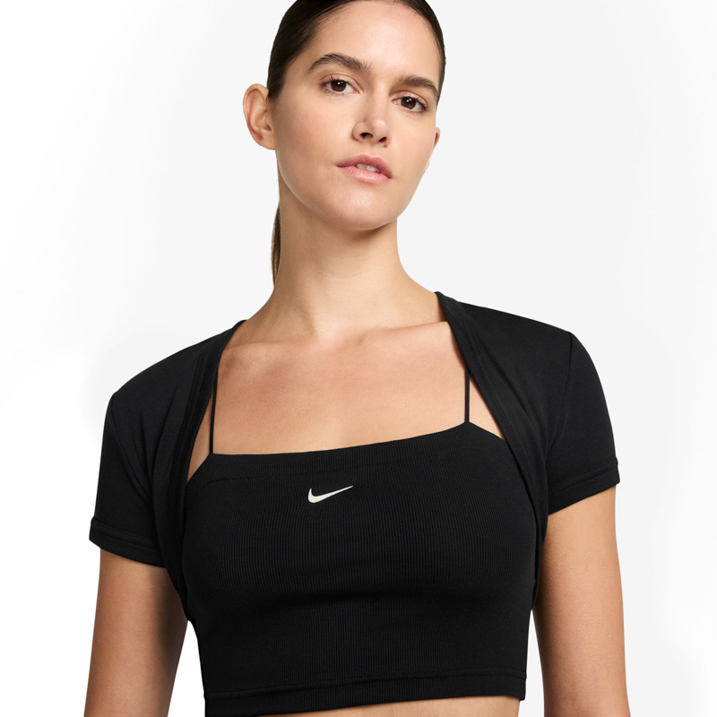 Tricou Nike W NSW NK CHLL KNT MRIB 2N1 CRP - poza 3
