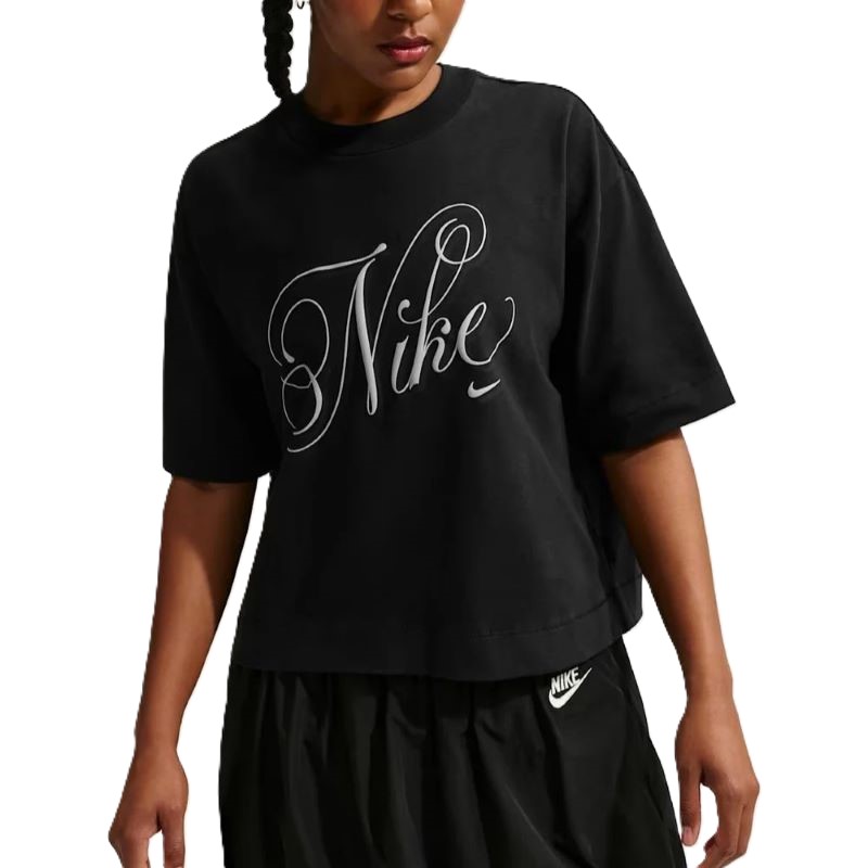 Tricou Nike W NSW SS TEE BOXY SCRIPT - poza 1