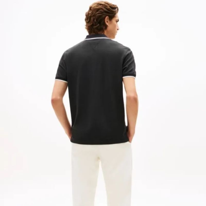 Tricou polo Tommy Hilfiger PIQUE UNDERCOLLAR REG POLO - poza 2