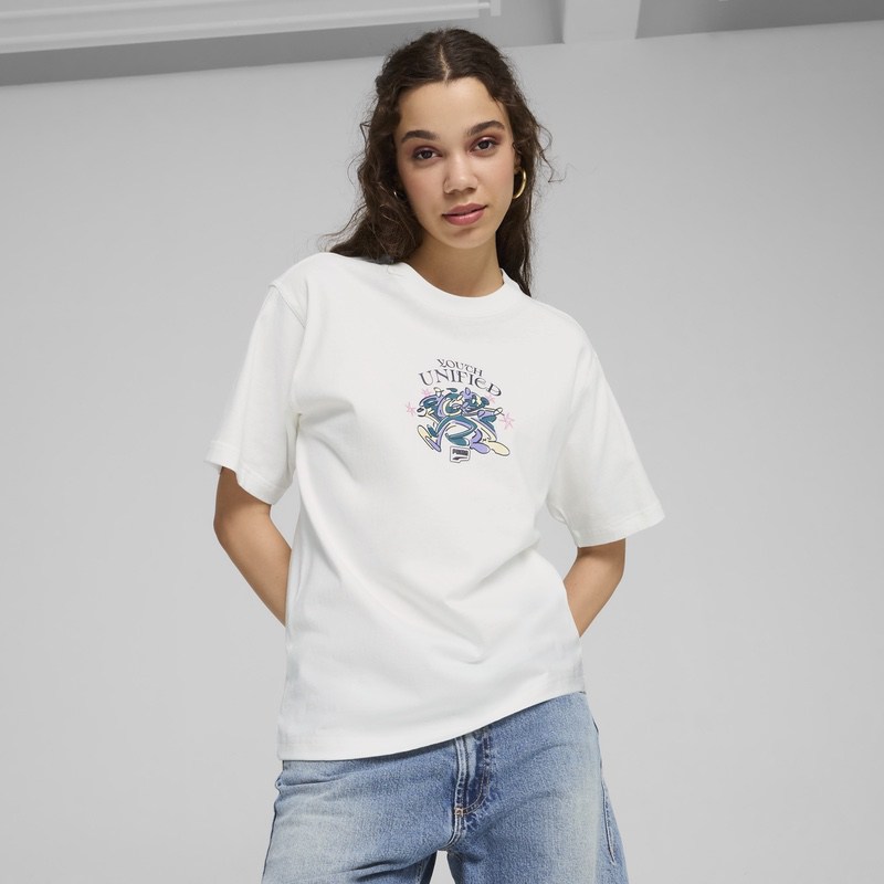 Tricou Puma Downtown Relaxed Graphic Tee - poza 3
