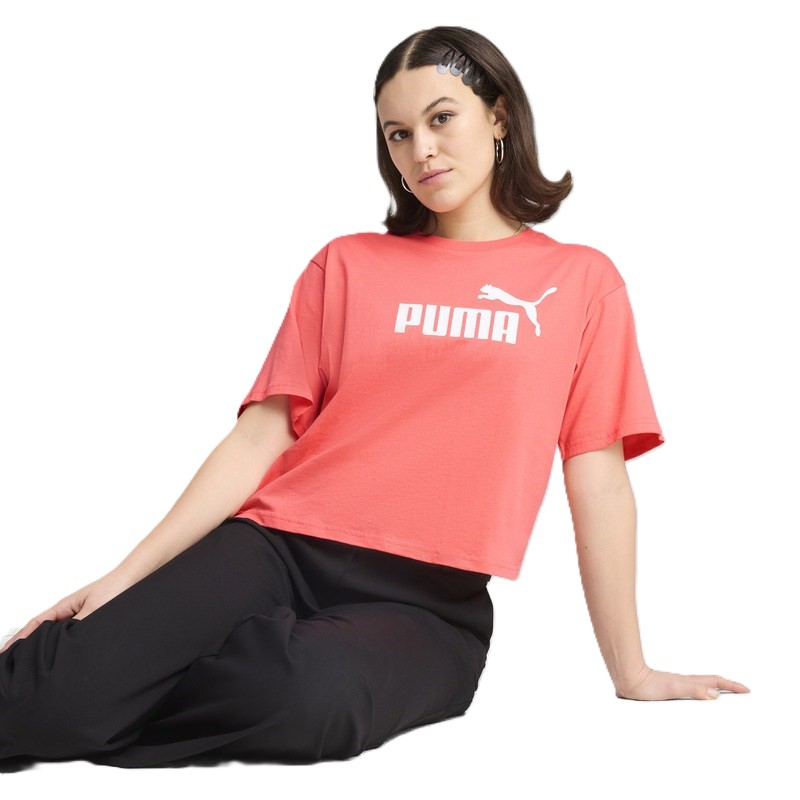Tricou Puma ESS Cropped No. 1 Logo Relaxed Tee - poza 1