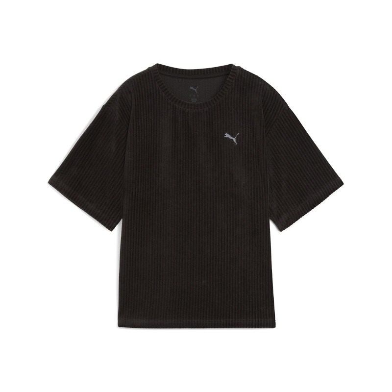 Tricou Puma ESS ELEVATED Relaxed Velour Rib Tee - poza 4
