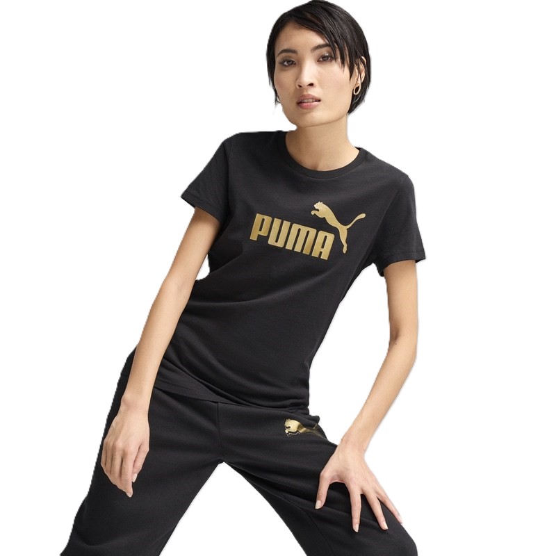Tricou Puma ESS METALLIC No. 1 Logo Tee - poza 1