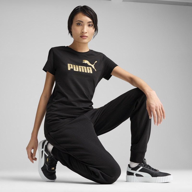 Tricou Puma ESS METALLIC No. 1 Logo Tee - poza 2