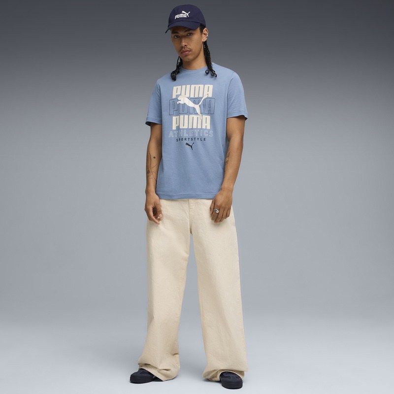 Tricou Puma GRAPHIC Stacked Graphic Tee - poza 3