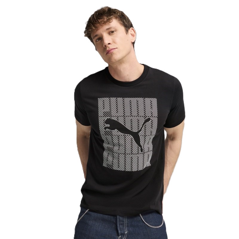 Tricou Puma GRAPHICS Puma Wording Tee - poza 1