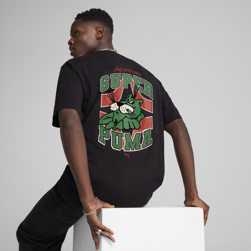 Tricou Puma GRAPHICS Super Relaxed Tee - poza 2