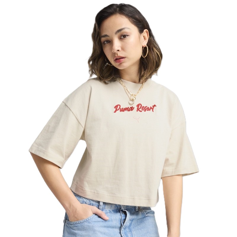 Tricou Puma PREMIUM ESS Oversized Graphic Tee - poza 1