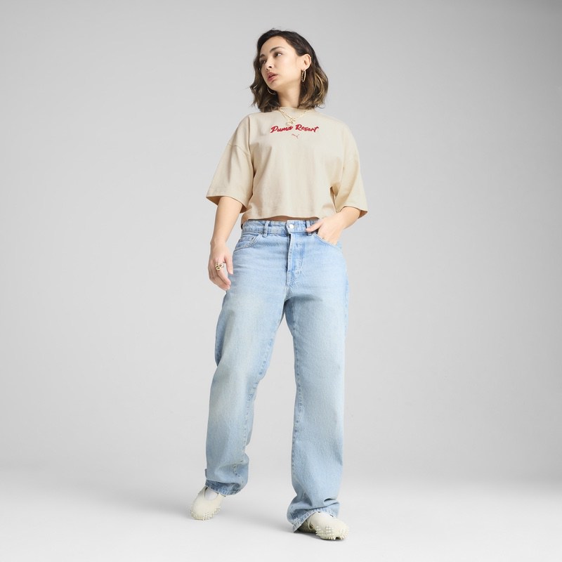 Tricou Puma PREMIUM ESS Oversized Graphic Tee - poza 3