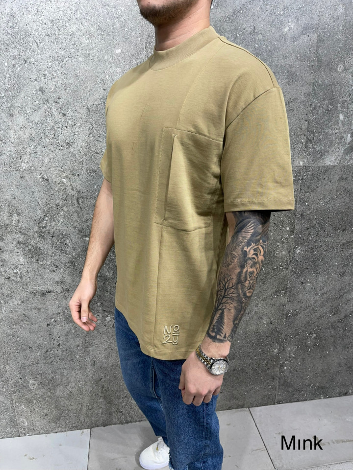 TRICOU SLIM NO 2Y MINK TSAS360(AJ6256) (MĂRIME: M)