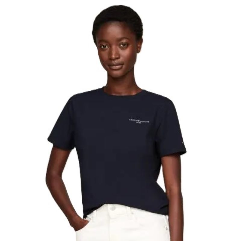 Tricou Tommy Hilfiger 1985 REG MINI CORP LOGO C-NK SS - poza 1