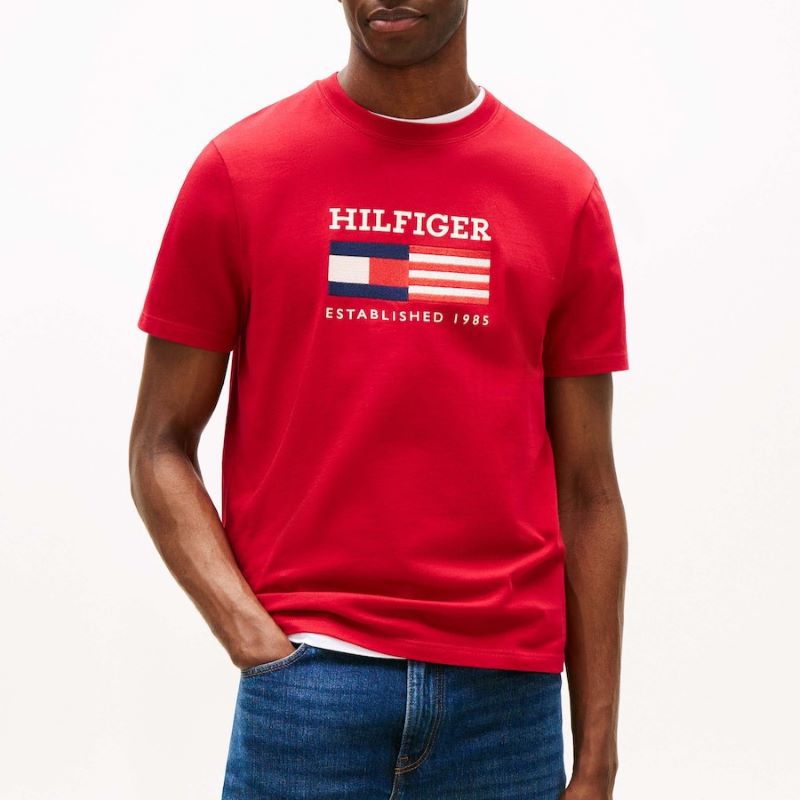 Tricou Tommy Hilfiger AMERICANA MONOTYPE FLAG BOX TEE - poza 1