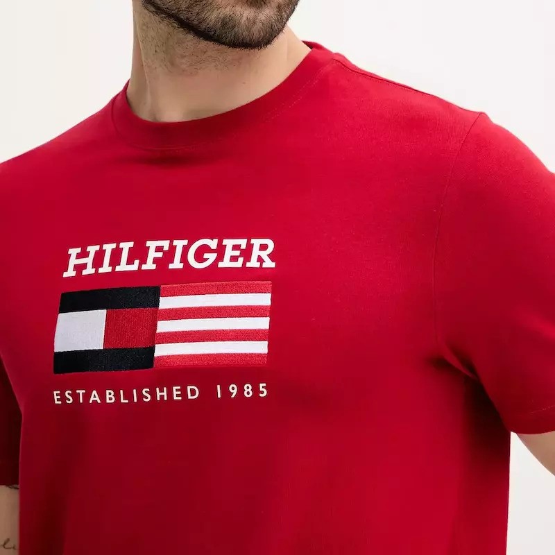 Tricou Tommy Hilfiger AMERICANA MONOTYPE FLAG BOX TEE - poza 3