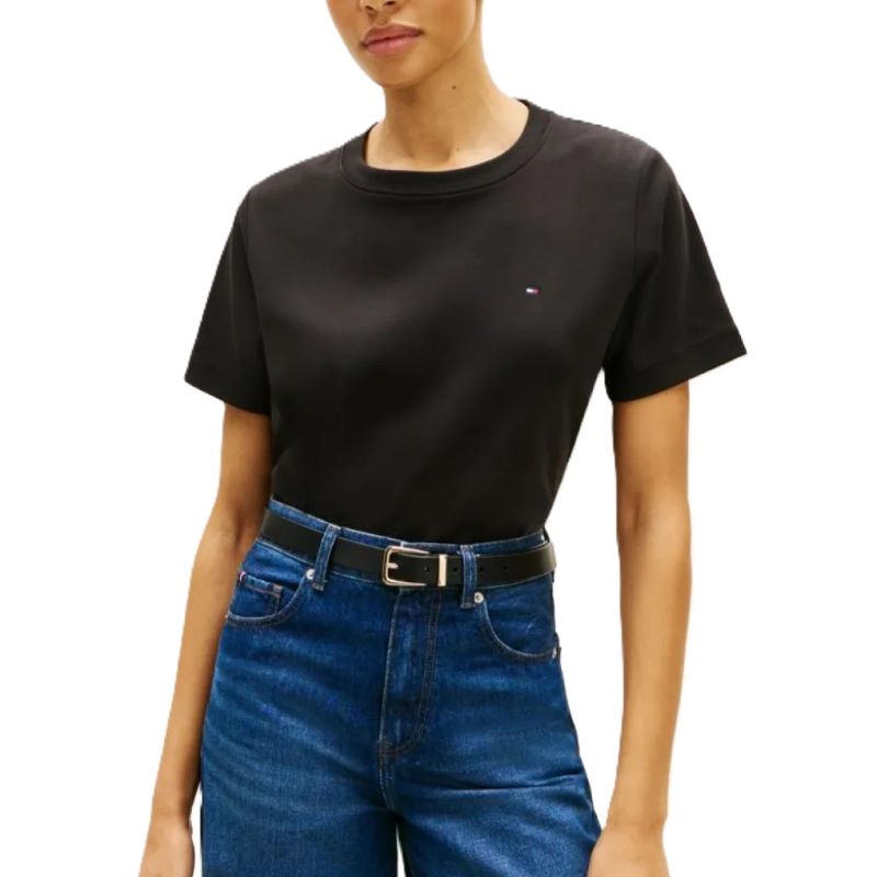 Tricou Tommy Hilfiger BOXY INTERLOCK SS C-NK TEE