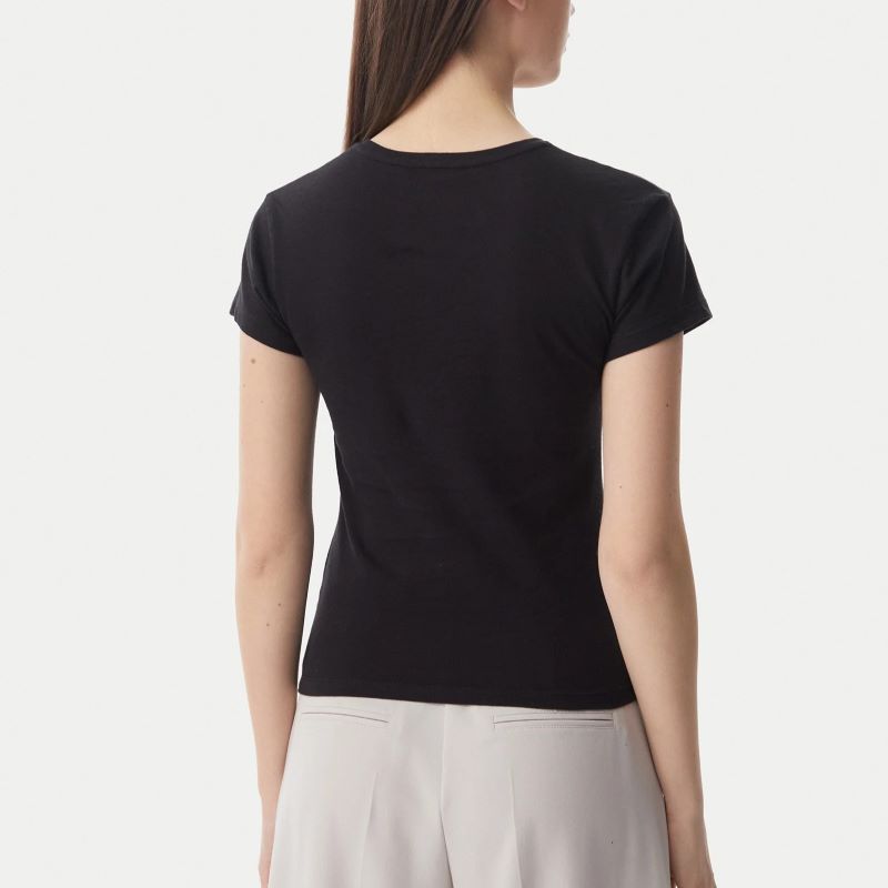Tricou Tommy Hilfiger CO SLUB SLIM SS TEE - poza 2