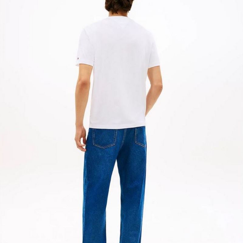 Tricou Tommy Hilfiger GLOBAL STRIPE PIQUE POCKET TEE - poza 2