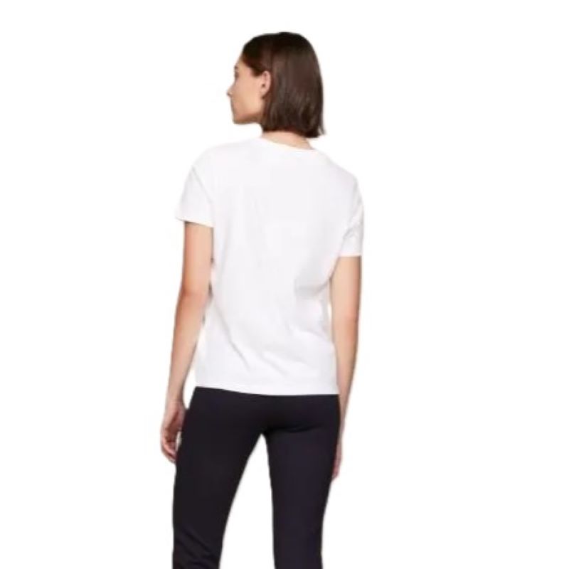 Tricou Tommy Hilfiger HERITAGE HILFIGER C-NK REG TEE - poza 2