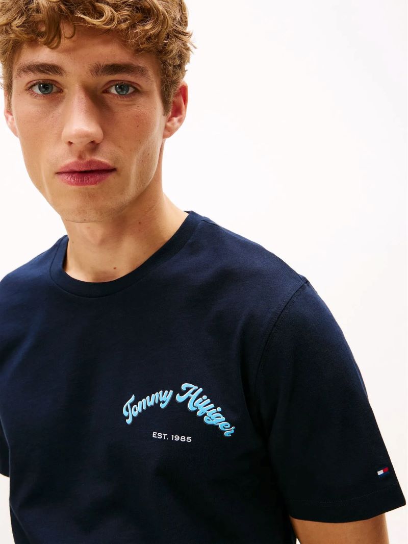 Tricou Tommy Hilfiger IC GRAPHIC TEE - poza 3