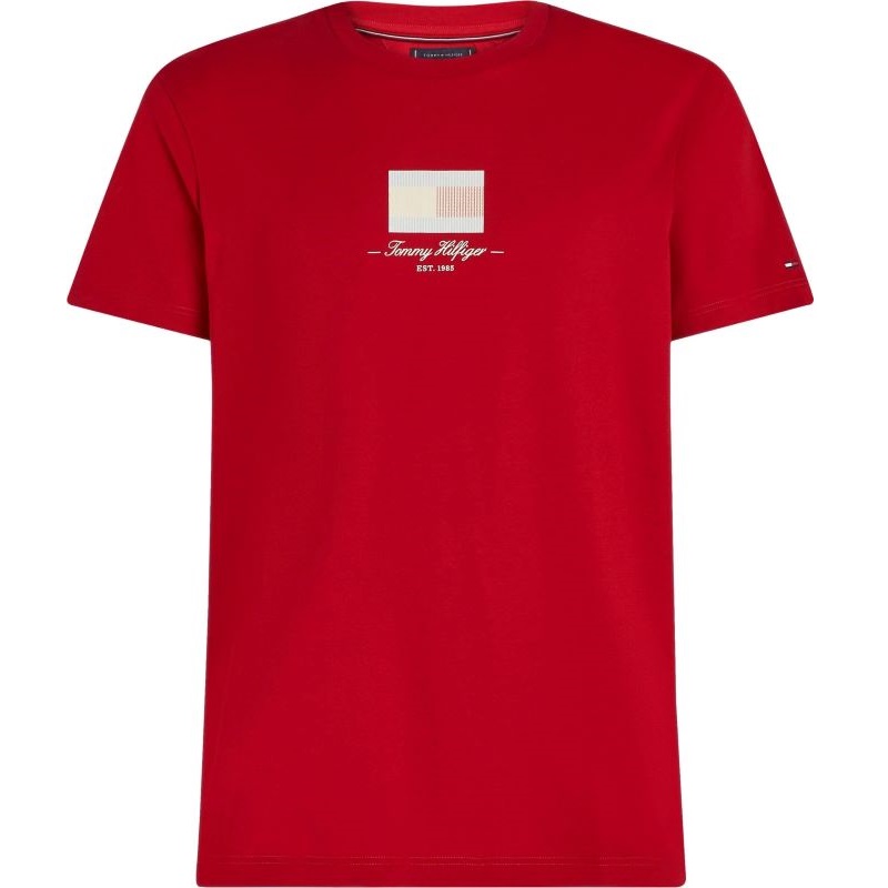 Tricou Tommy Hilfiger ITHACA FLAG TEE - poza 1