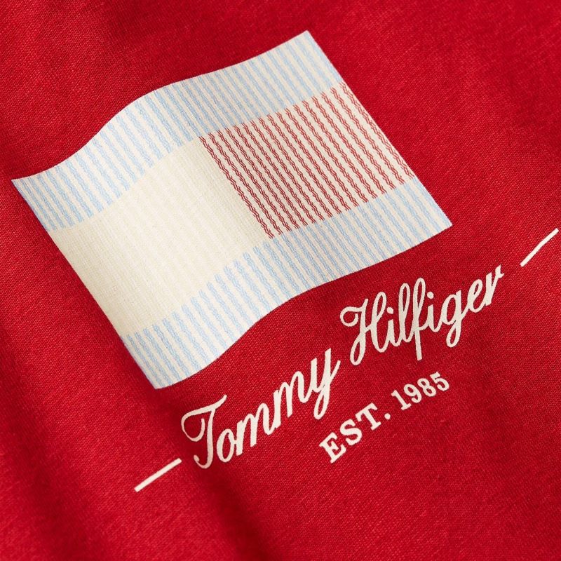 Tricou Tommy Hilfiger ITHACA FLAG TEE - poza 3